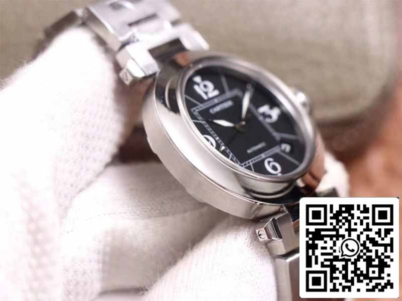 Cartier Pasha W31076M7 1:1 Best Edition V9 Fabbrica Black Dial Swiss Cal.049
