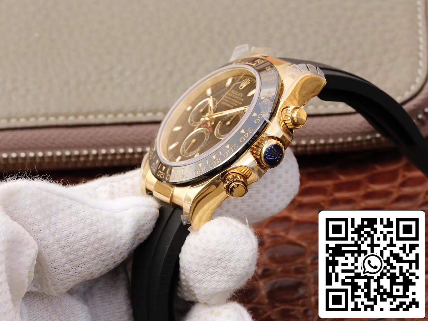 Rolex Daytona Cosmograph M116518ln-0043 1:1 edição melhor JH Fabbrica mostrador preto