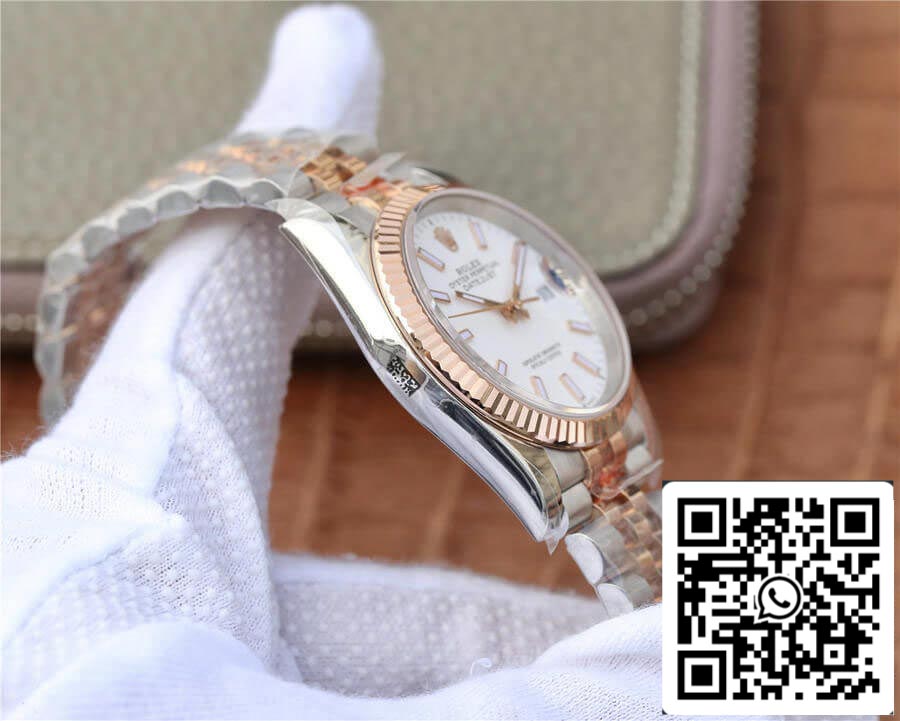 Rolex Datejust M126231-0017 36MM 1:1 edizione migliore GM Fabbrica quadrante bianco