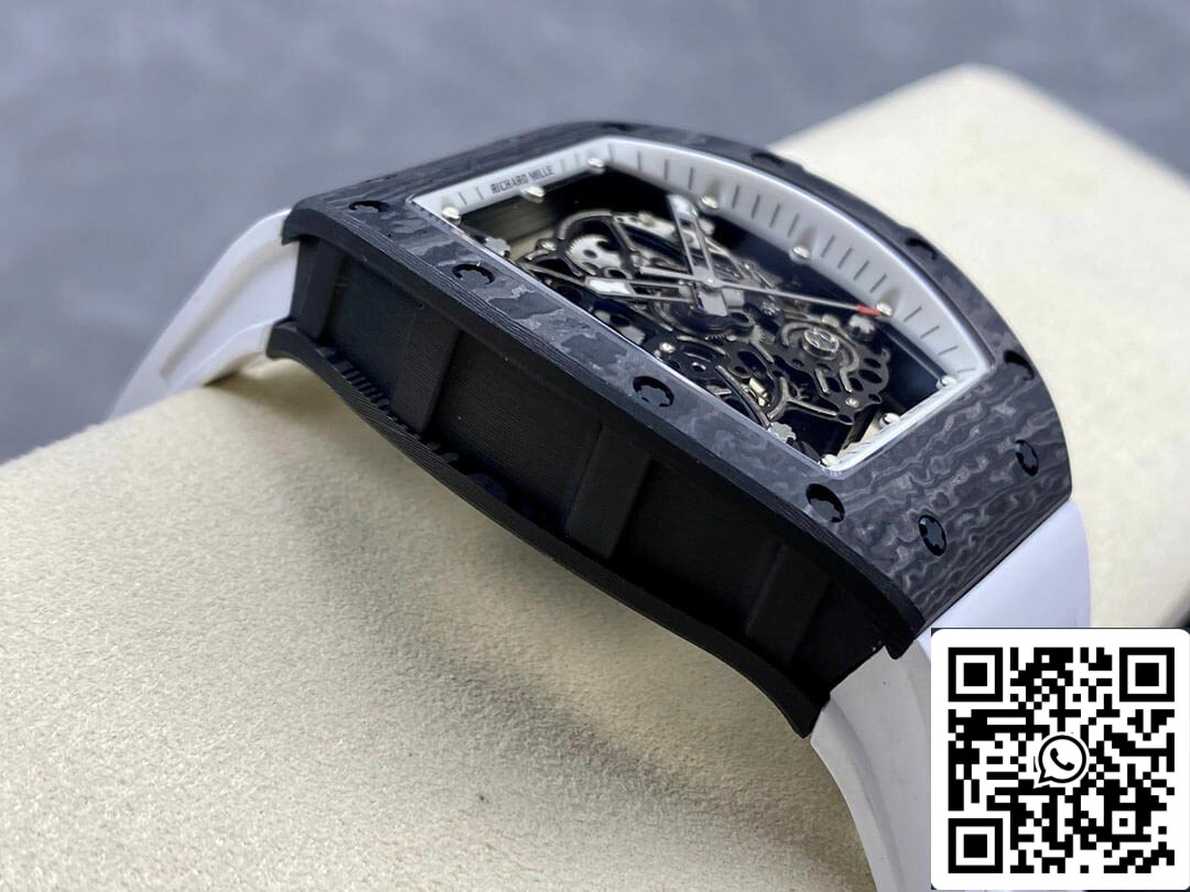 Richard Mille RM-055 1:1 edizione migliore BBR Fabbrica Bianco cinturino