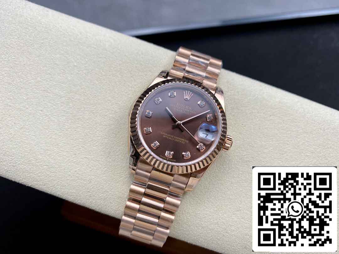 Rolex Datejust M278275-0010 31MM 1:1 edizione migliore GS Fabbrica Chocolate quadrante