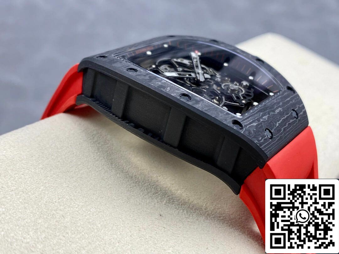 Richard Mille RM-055 1:1 edizione migliore BBR Fabbrica Red cinturino