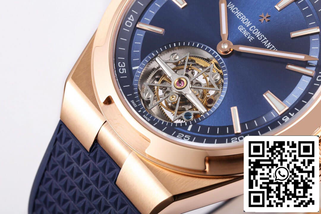 Vacheron Constantin Overseas Tourbillon 6000V/110R-B733 1:1 edizione migliore BBR Fabbrica Gomma cinturino