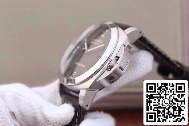 Panerai Luminor Marina 1950 PAM312 VS Fabbrica 1:1 edición migliore Swiss ETA P9000 quadrante nero Nero Pelle cinturino
