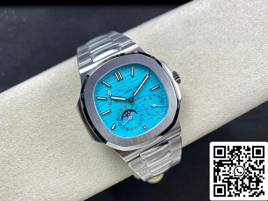 Patek Philippe Nautilus 5712 1:1 edizione migliore GR Fabbrica Tiffany quadrante blu