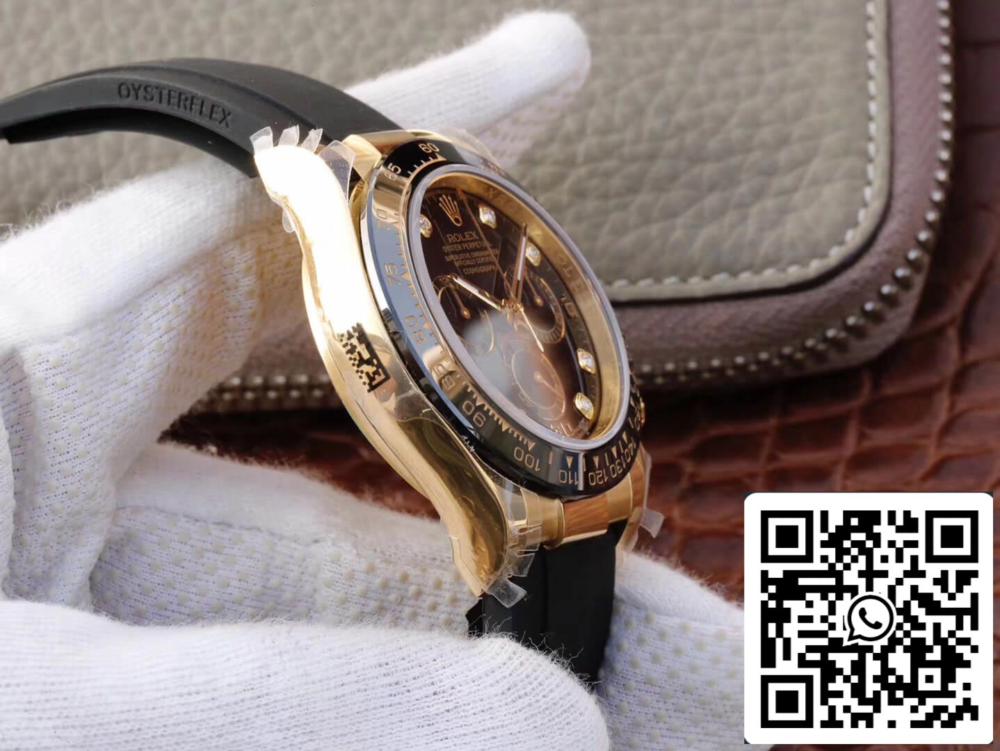 Rolex Daytona Cosmograph M116518ln-0046 1:1 edição melhor JH Fabbrica mostrador preto