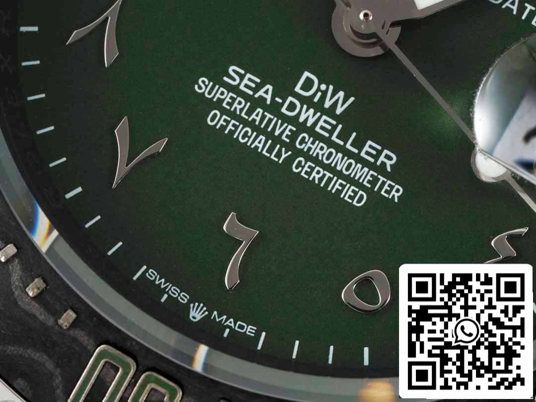 Rolex Sea-Dweller 1:1 edizione migliore Diw Fabbrica fibra di carbonio quadrante verde