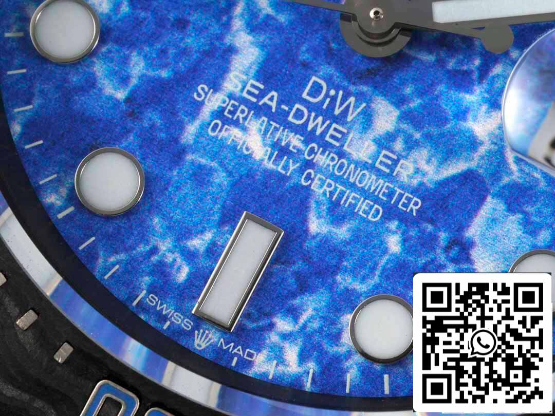 Rolex Sea-Dweller 1:1 edizione migliore Diw Fabbrica fibra di carbonio quadrante blu