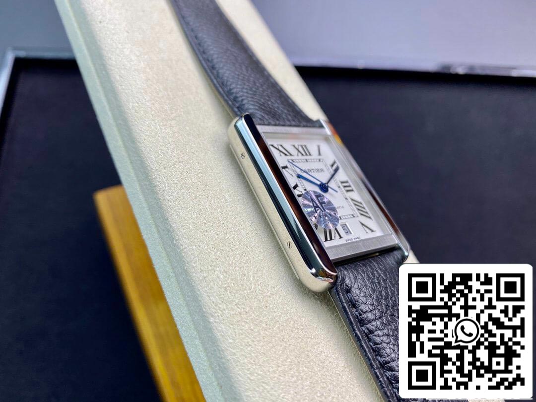 Cartier Tank WSTA0029 1:1 edición mejor AF Fabbrica quadrante bianco