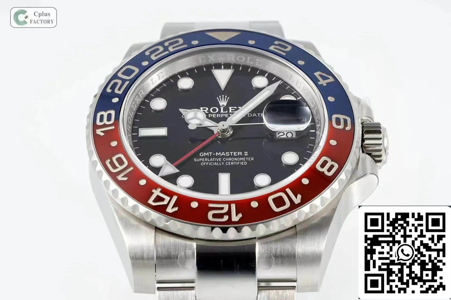 Rolex GMT Master II M126710BLRO-0002 1:1 edizione migliore C+ Fabbrica Red Blu lunetta