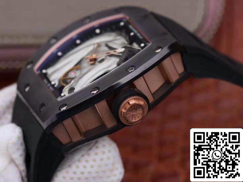 Richard Mille Polo Club Saint Tropez RM52-02 KV Fabbrica 1:1 Best Edition Swiss ETA8215 Silver Horse Dial