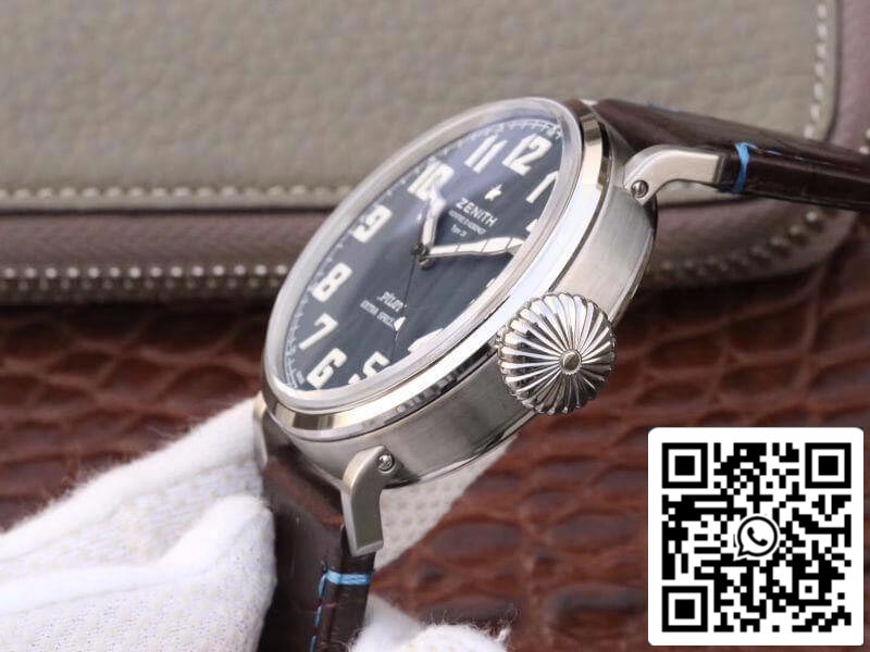 Zenith Pilot Type 20 Extra Special XF Fabbrica 1:1 Best Edition Swiss ETA2824 Esfera y agujas azules superluminosas