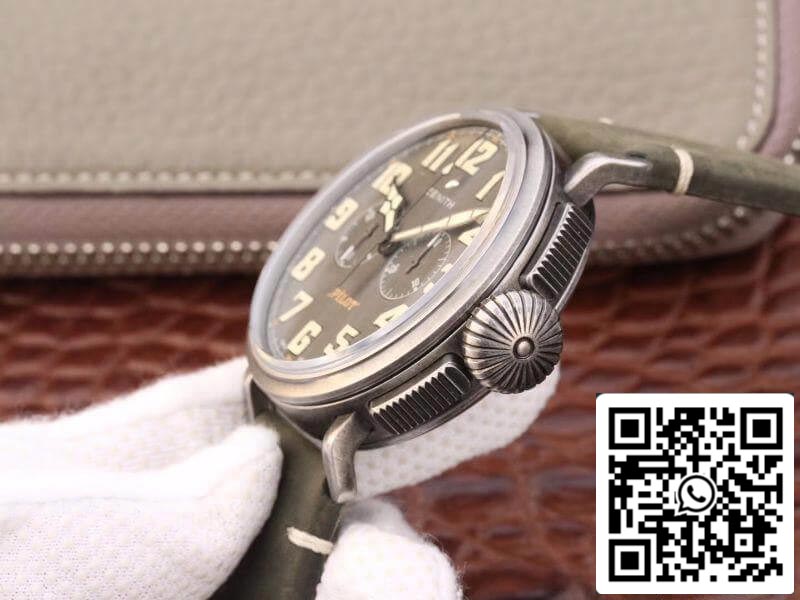 Zenith Heritage Pilot 11.2430.4069/21.C773 XF Fabbrica 1:1 Best Edition Swiss ETA7750
