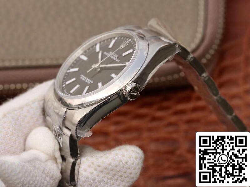 Rolex Oyster Perpetual 114300 39mm AR Fabbrica 1:1 edizione migliore Swiss ETA3132 quadrante nero