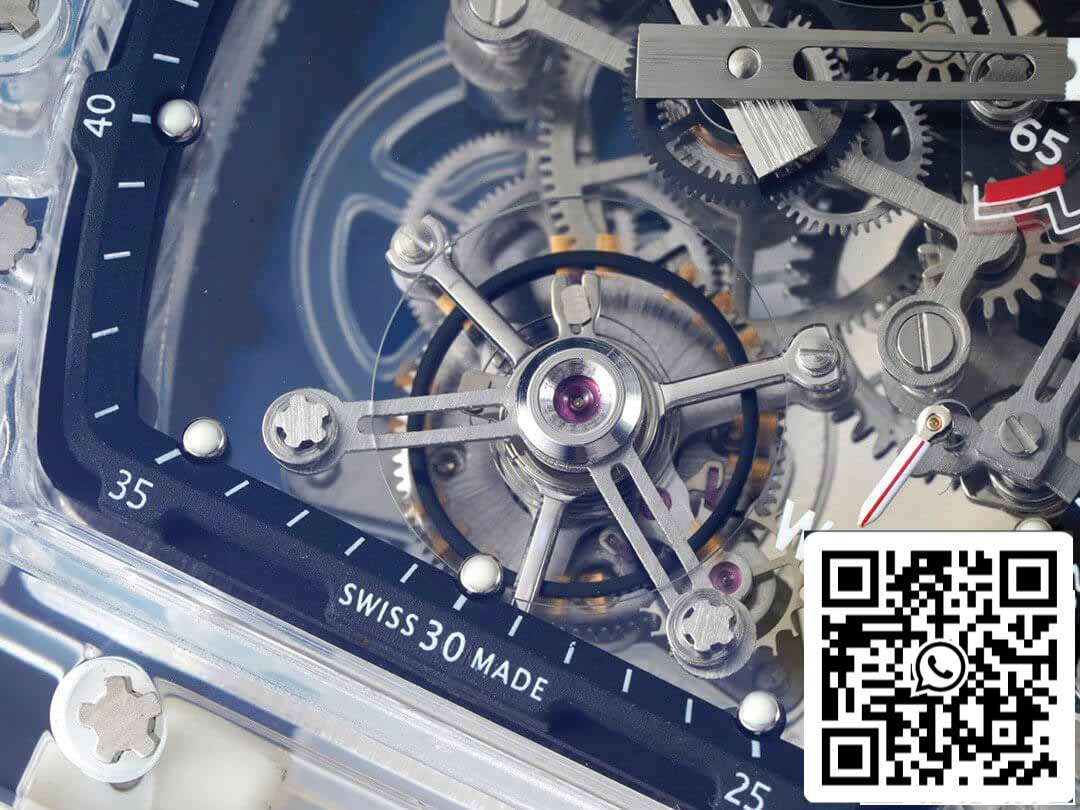 Richard Mille RM 56-01 Tourbillon 1:1 Best Edition RM Fabbrica Transparent Skeleton Dial