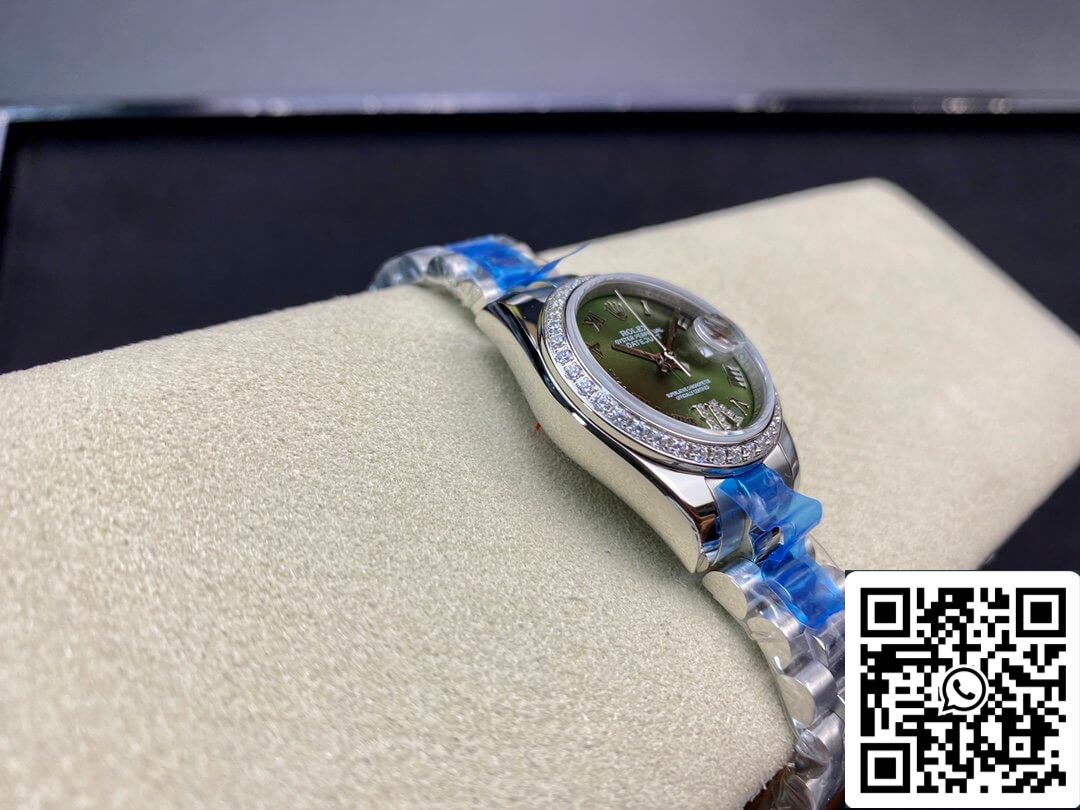 Rolex Datejust 28MM 1:1 edizione migliore BP Fabbrica Diamond-set quadrante verde