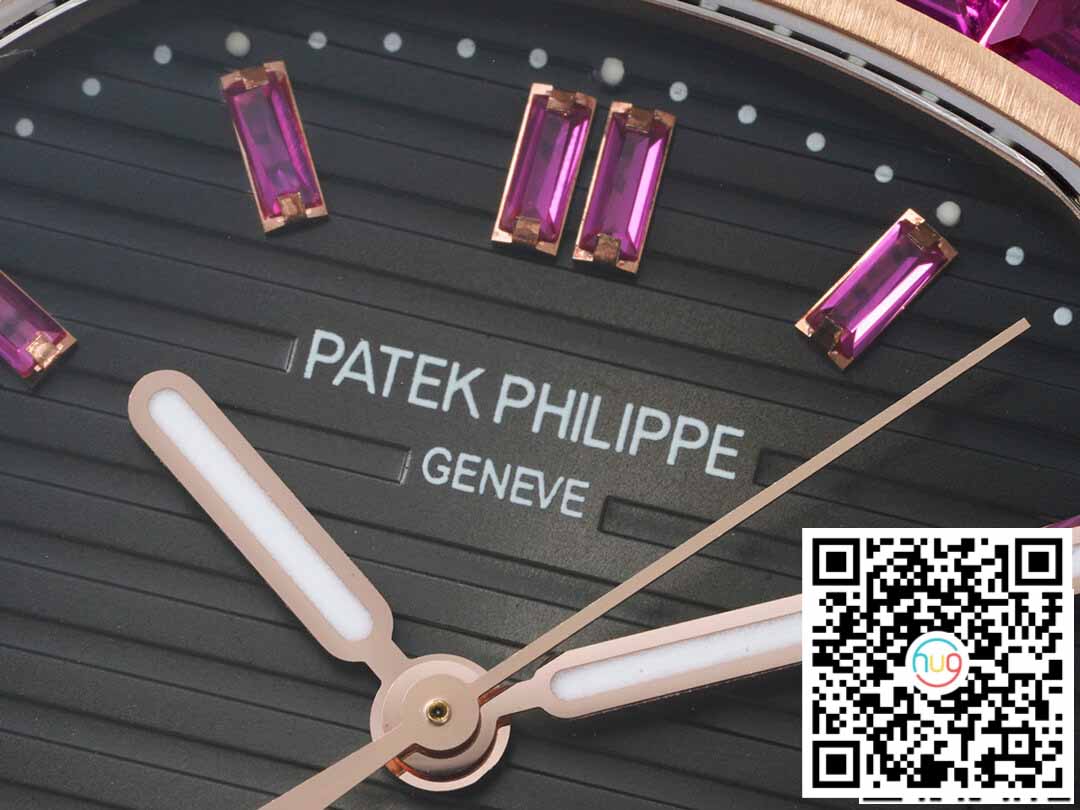 Patek Philippe Nautilus 5711 1:1 edizione migliore GR Fabbrica Rosa Oro Diamond lunetta