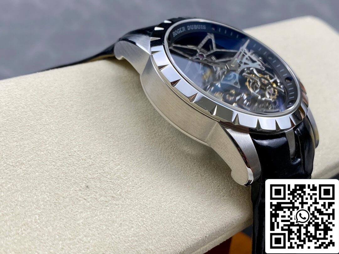 Roger Dubuis Excalibur RDDBEX0396 1:1 edizione migliore YS Fabbrica Skeleton Double Tourbillon Dial