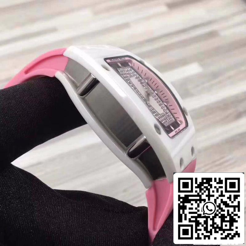 Richard Mille RM07 1:1 Best Edition Swiss ETA6T51 Red Dial with Diamonds