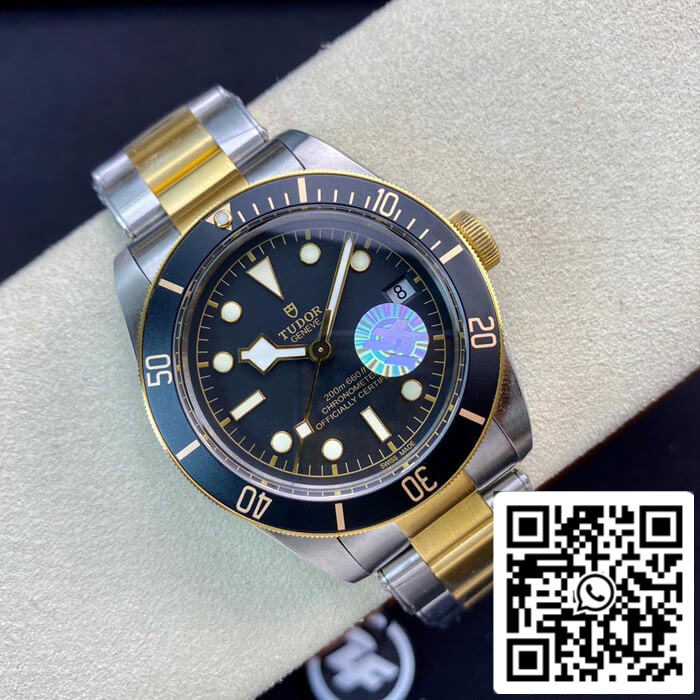 Tudor Heritage Black Bay M79733N-0002 ZF Fabbrica 1:1 Best Edition Swiss ETA2824-2 Two Tone acciaio inossidabile bracciale