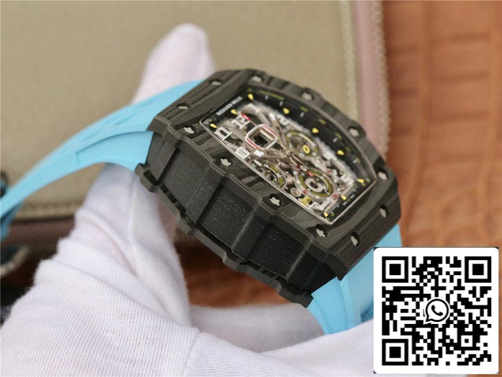 Richard Mille RM11-03 1:1 Best Edition KV Fabbrica Blue cinturino