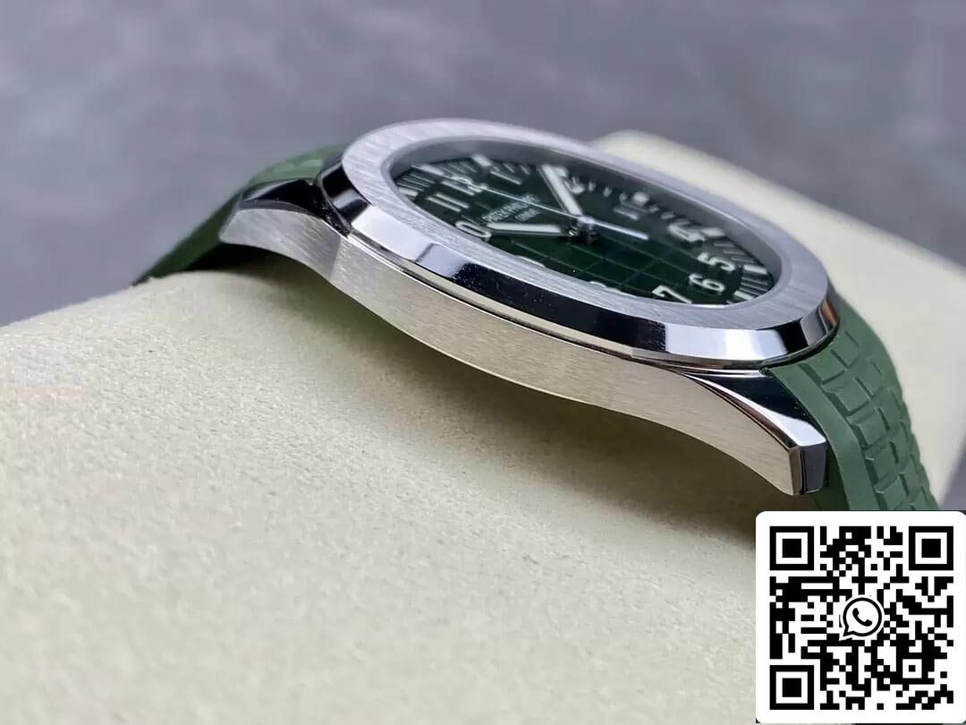 Patek Philippe Aquanaut 5168G-010 1:1 edizione migliore 3K Fabbrica V2 Versione quadrante verde