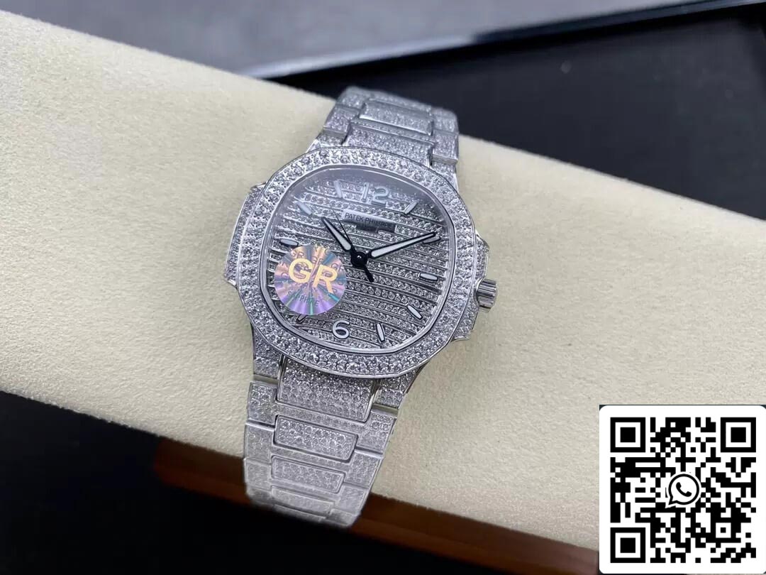 Patek Philippe Aquanaut 7118/1450G-001 1:1 edizione migliore GR Fabbrica Diamond quadrante