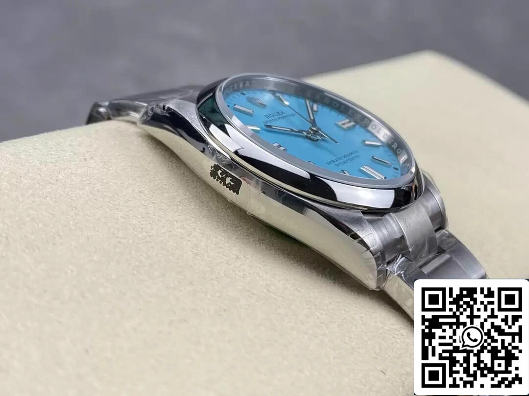 Rolex Oyster Perpetual M126000-0006 36MM 1:1 edizione migliore VS Fabbrica Turquoise quadrante blu