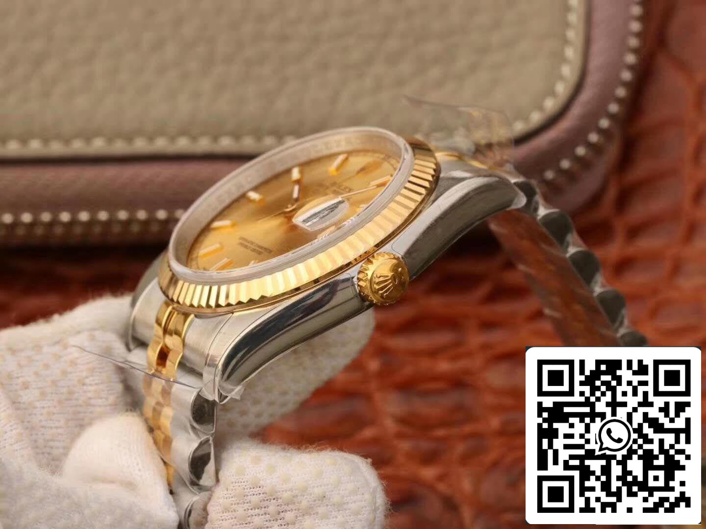 Rolex Datejust II 116333 AR Fabbrica 1:1 edizione migliore Swiss ETA3135 quadrante champagne