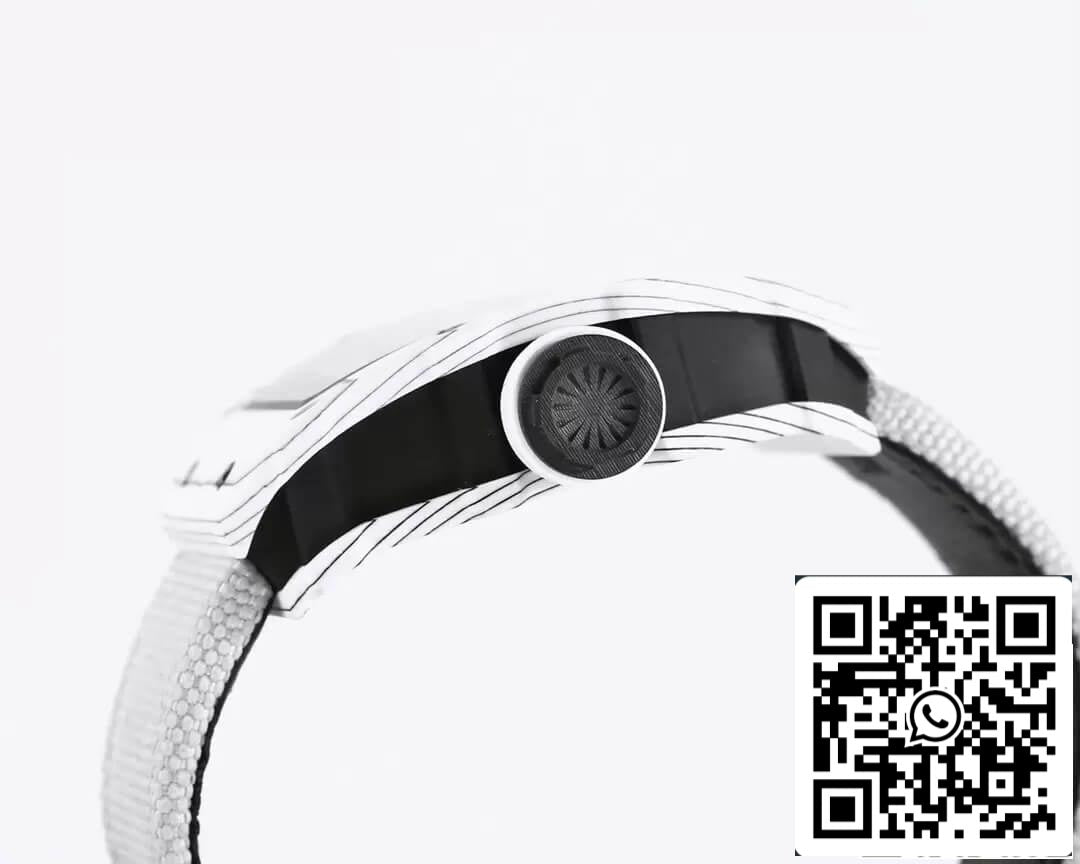 Richard Mille RM35-01 1:1 edizione migliore BBR Fabbrica Bianco fibra di carbonio Cassa