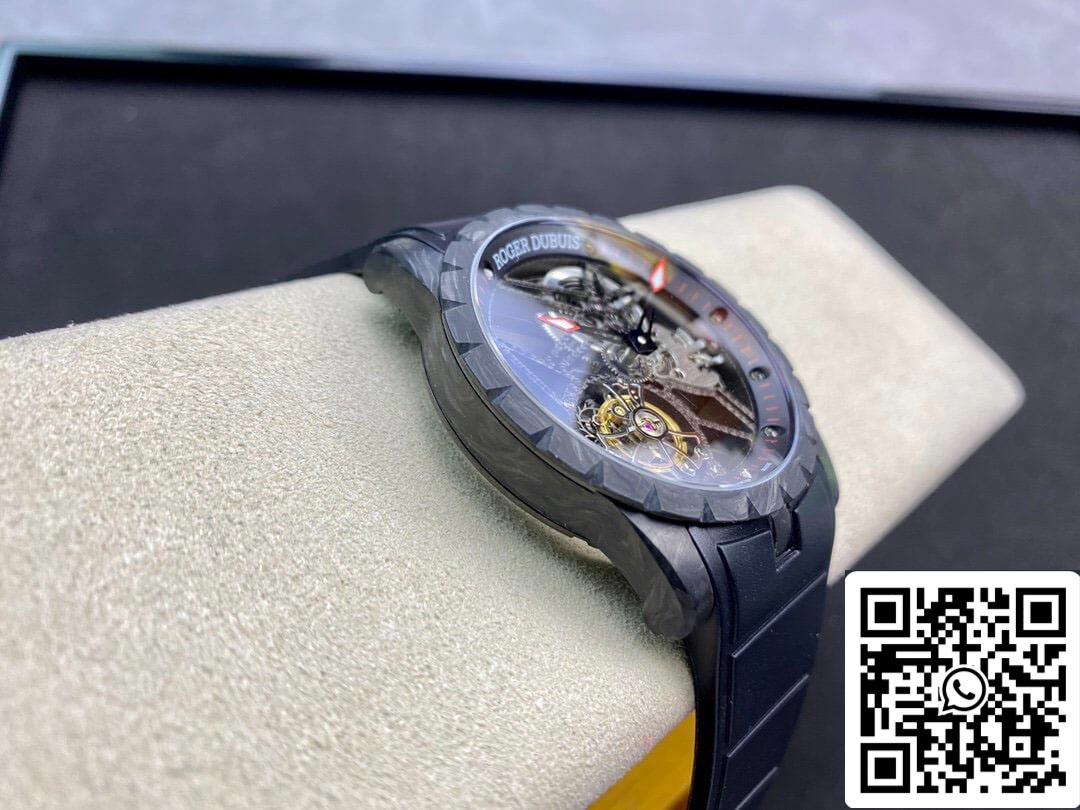 Roger Dubuis Excalibur DBEX0577 1:1 edizione migliore BBR Fabbrica Tourbillon scheletrato quadrante