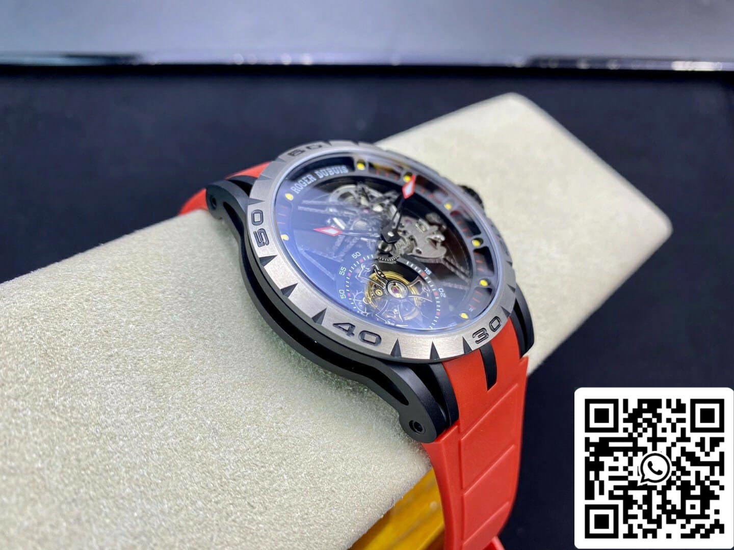 Roger Dubuis Excalibur RDDBEX0549 1:1 edizione migliore BBR Fabbrica Tourbillon scheletrato quadrante