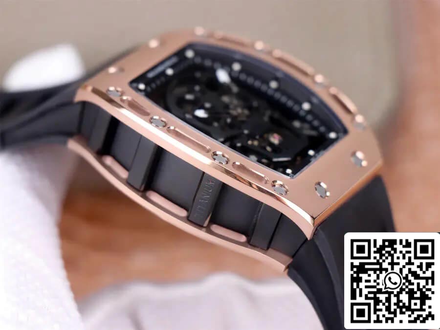 Richard Mille RM52-01 Tourbillon 1:1 edizione migliore JB Fabbrica Rose Gold Case