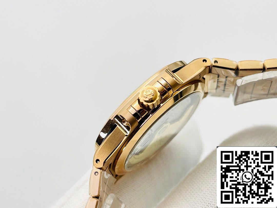 Patek Philippe Nautilus Ladies 7118/1200R-010 1:1 edizione migliore 3K Fabbrica Rosa Oro