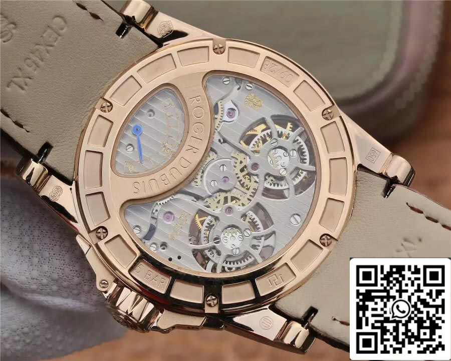 Roger Dubuis Excalibur RDDBEX0249 1:1 edizione migliore JB Fabbrica Tourbillon White Dial