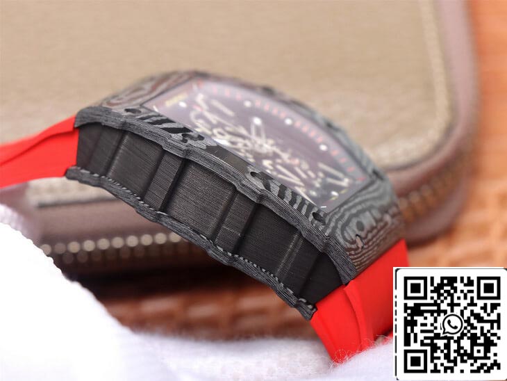 Richard Mille RM35-02 1:1 Best Edition ZF Fabbrica Red Rubber cinturino