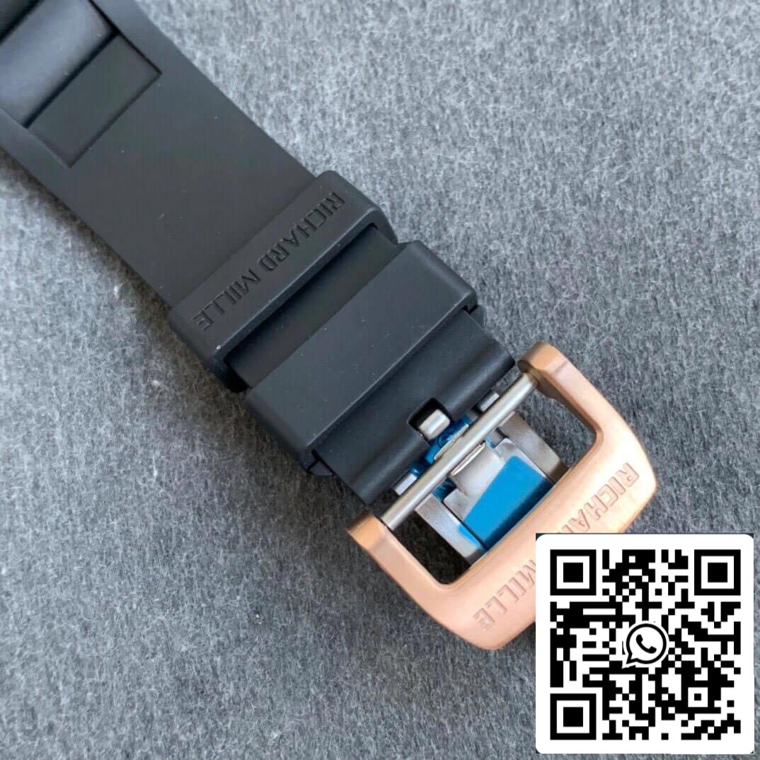 Richard Mille RM11 1:1 Best Edition KV Fabbrica Rose Gold Black cinturino