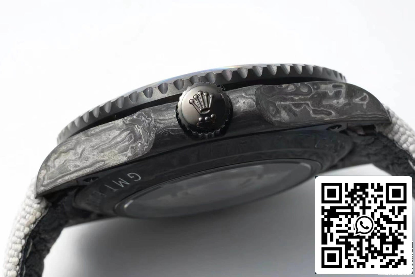 Rolex GMT-MASTER II Diw 1:1 edizione migliore fibra di carbonio Fabric cinturino