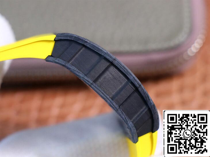 Richard Mille RM35-02 1:1 Best Edition ZF Fabbrica Yellow Rubber cinturino
