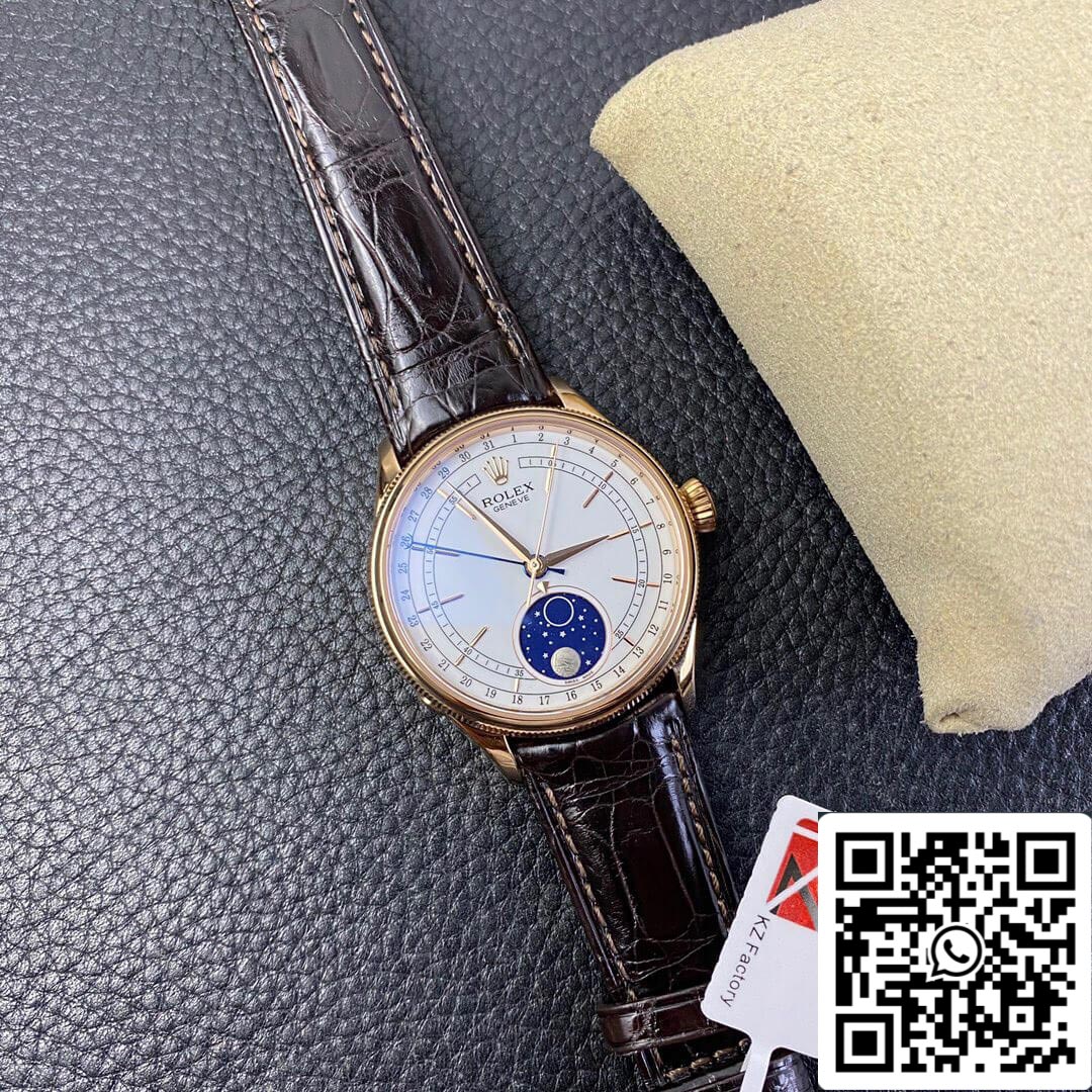 Rolex Cellini M50535-0002 1:1 Best Edition KZ Fabbrica White Dial