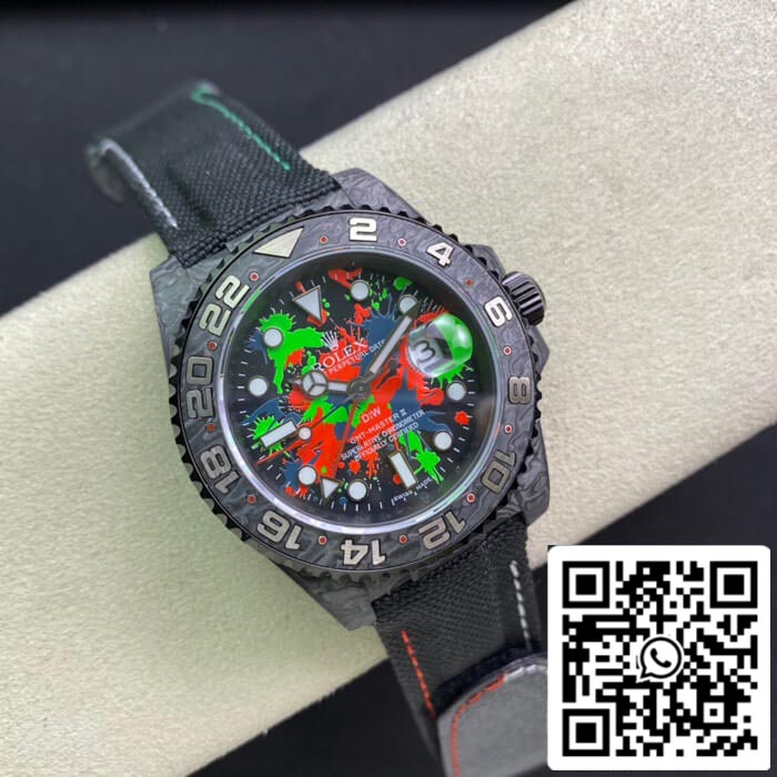 Rolex GMT-MASTER II Diw 1:1 edizione migliore fibra di carbonio Color quadrante
