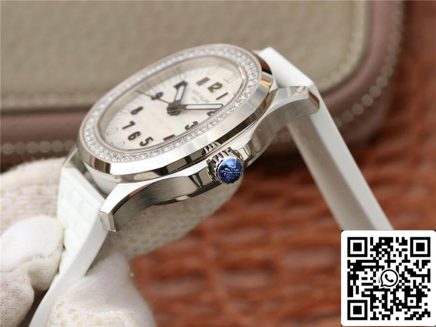 Patek Philippe Aquanaut 5067A-024 1:1 Best Edition PPF Fabbrica Diamond White Dial