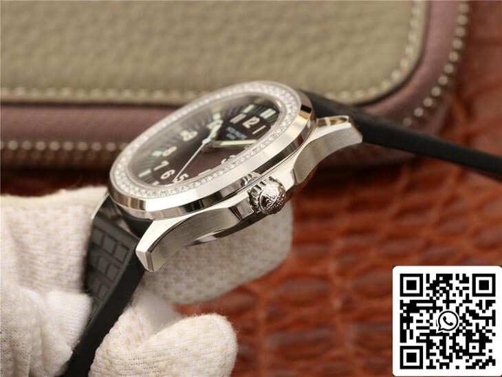 Patek Philippe Aquanaut 5067A-001 1:1 Melhor Edição PPF Fabbrica Diamante Mostrador Preto