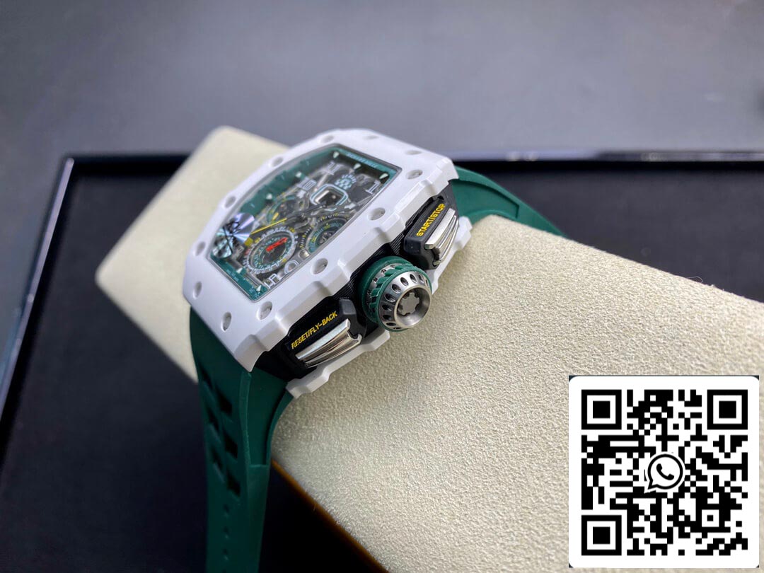 Richard Mille RM011-03 1:1 Best Edition KV Fabbrica Green cinturino