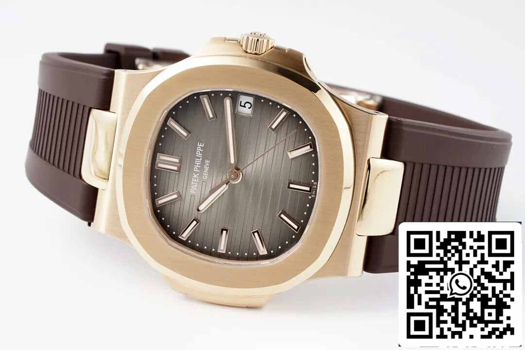 Patek Philippe Nautilus 5711 1:1 Melhor Edição PPF Fabbrica Borracha cinturino