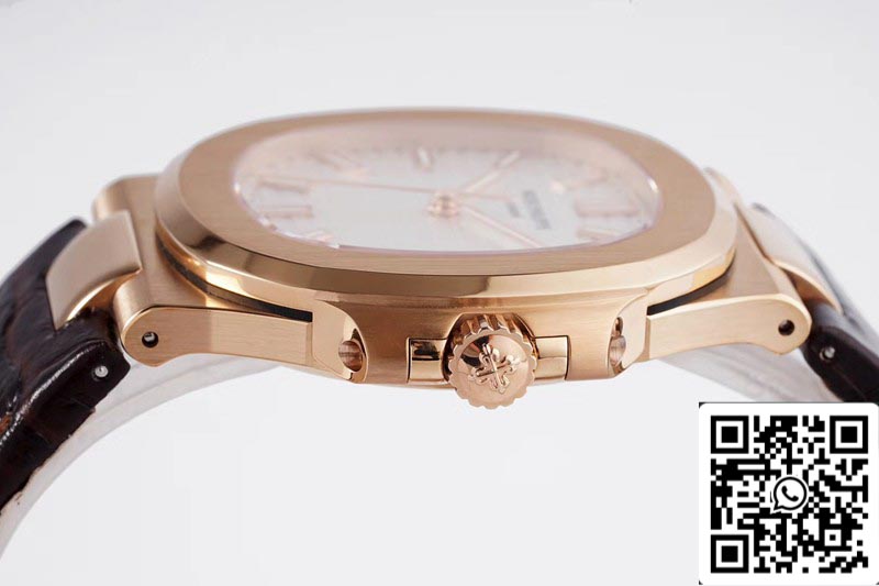 Patek Philippe Nautilus 5711R-001 1:1 Best Edition PPF Fabbrica V4 White Dial Swiss ETA324