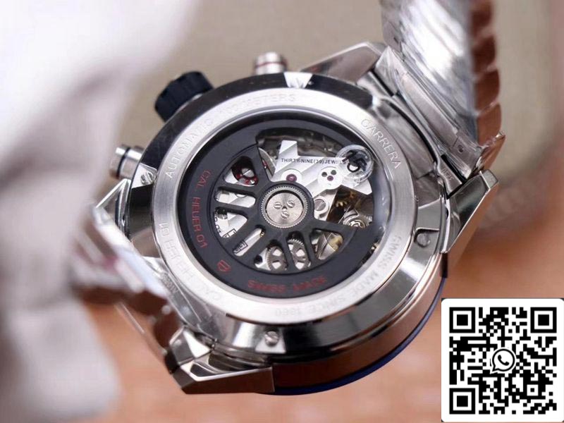 Tag Heuer Carrera Calibre Heuer 01 CAR201T.BA0766 Chronograph 1:1 Best Edition XF Fabbrica Blue Dial Swiss Calibre 01