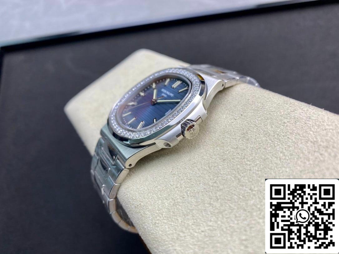 Patek Philippe Nautilus 5713/1G-010 1:1 Best Edition PPF Fabbrica V4 Blue Dial Swiss ETA324