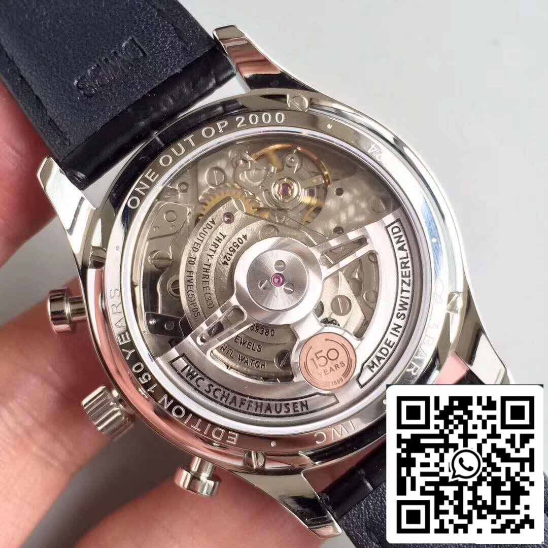 IWC Português IW371602 YL Fabbrica 1:1 Melhor Edição Suíço ETA69355 Mostrador Branco