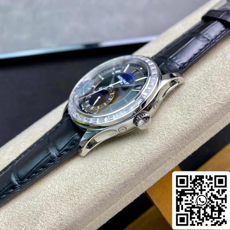 Patek Philippe Complications 5205G 1:1 Best Edition KM Fabbrica Diamond Bezel